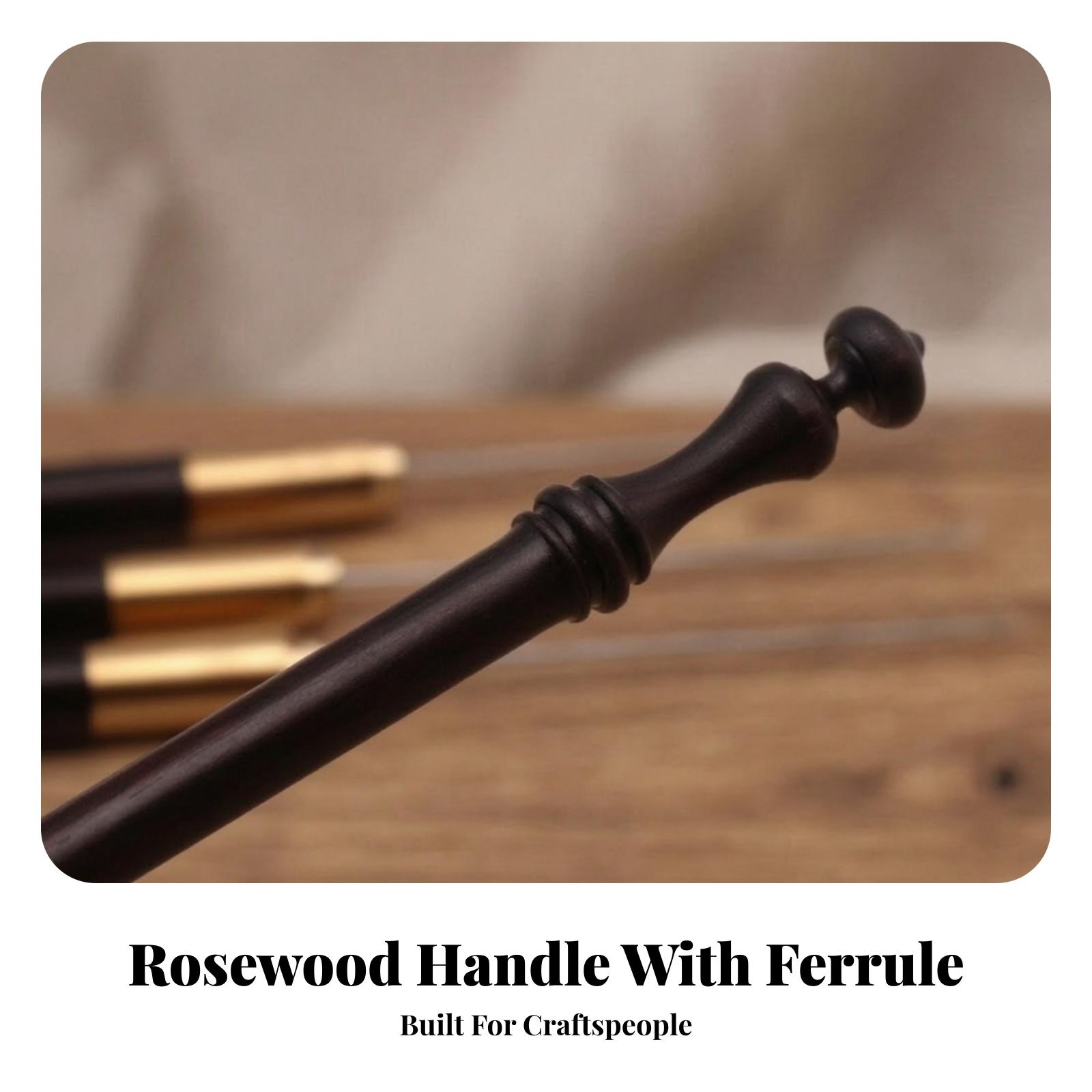 Ergonomic Wooden Handle Embroi - Wooden Crochet Hooks Ergonomic Handle recension och pris