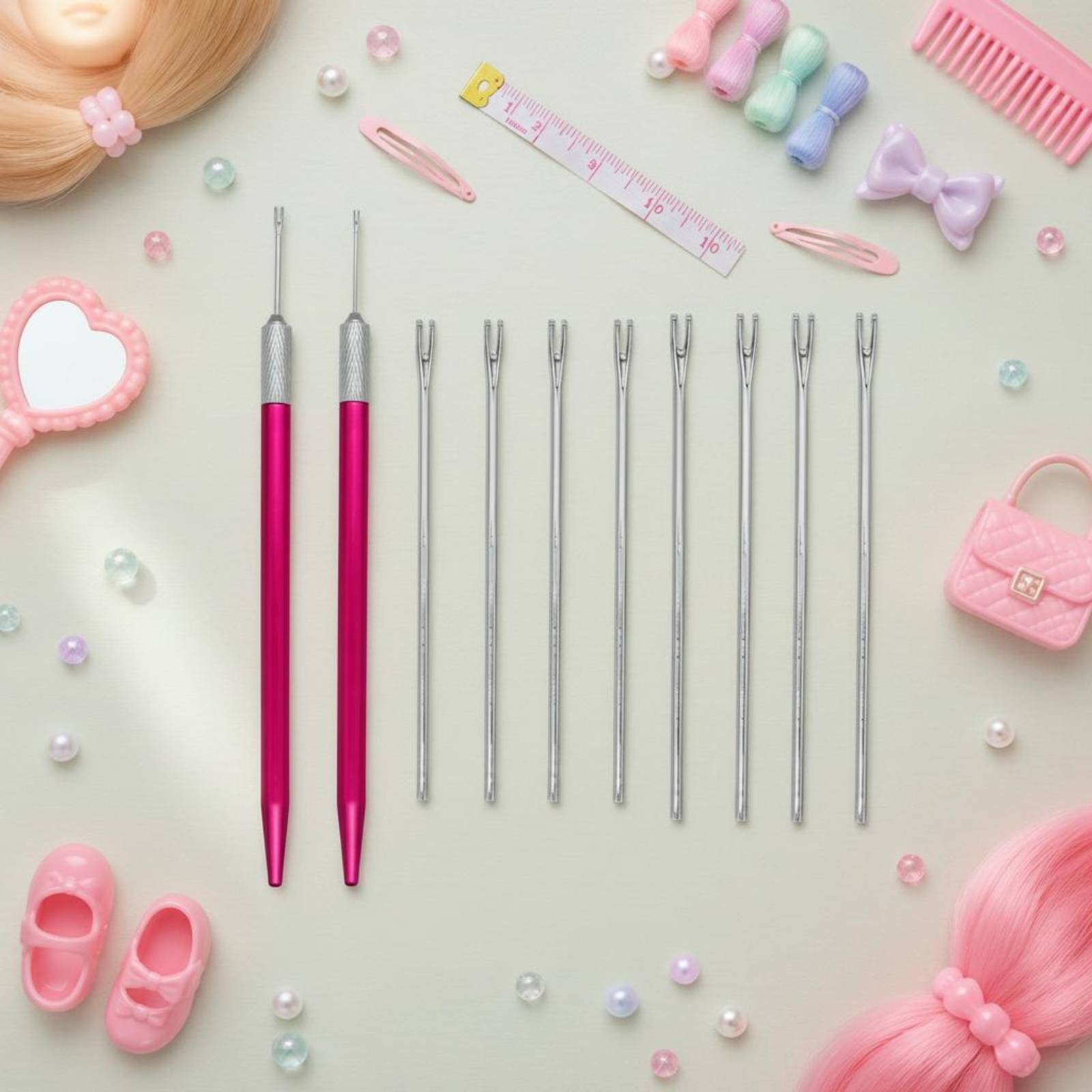 Doll Hair Rerooting Kit Knurle - Craft Tools recension och pris