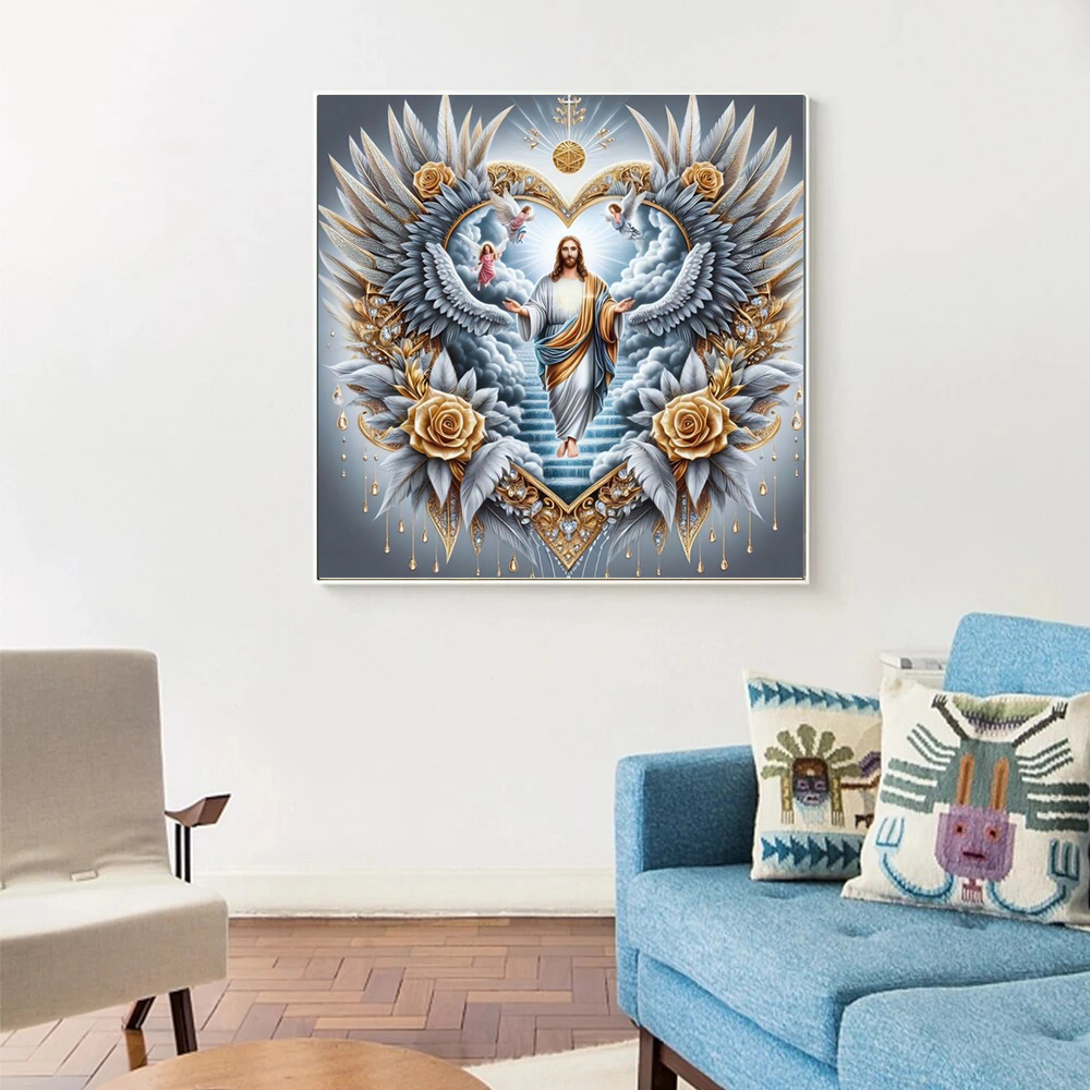1pc frameless 5D DIY Diamond P - 5D Diamond Painting Kit Full Drill recension och pris