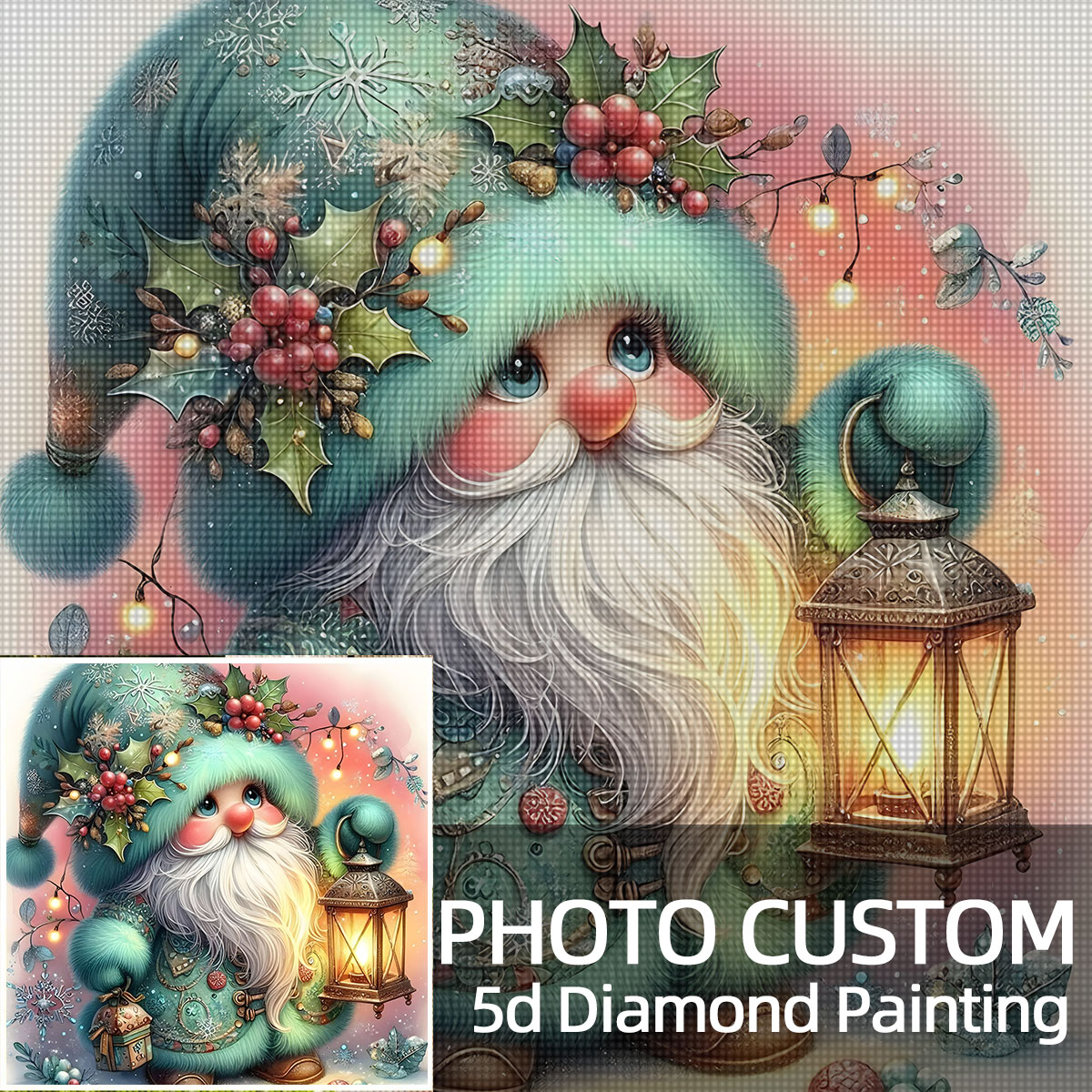 Custom Photo Adult Diamond Pai - 5D Diamond Painting Kit Full Drill recension och pris