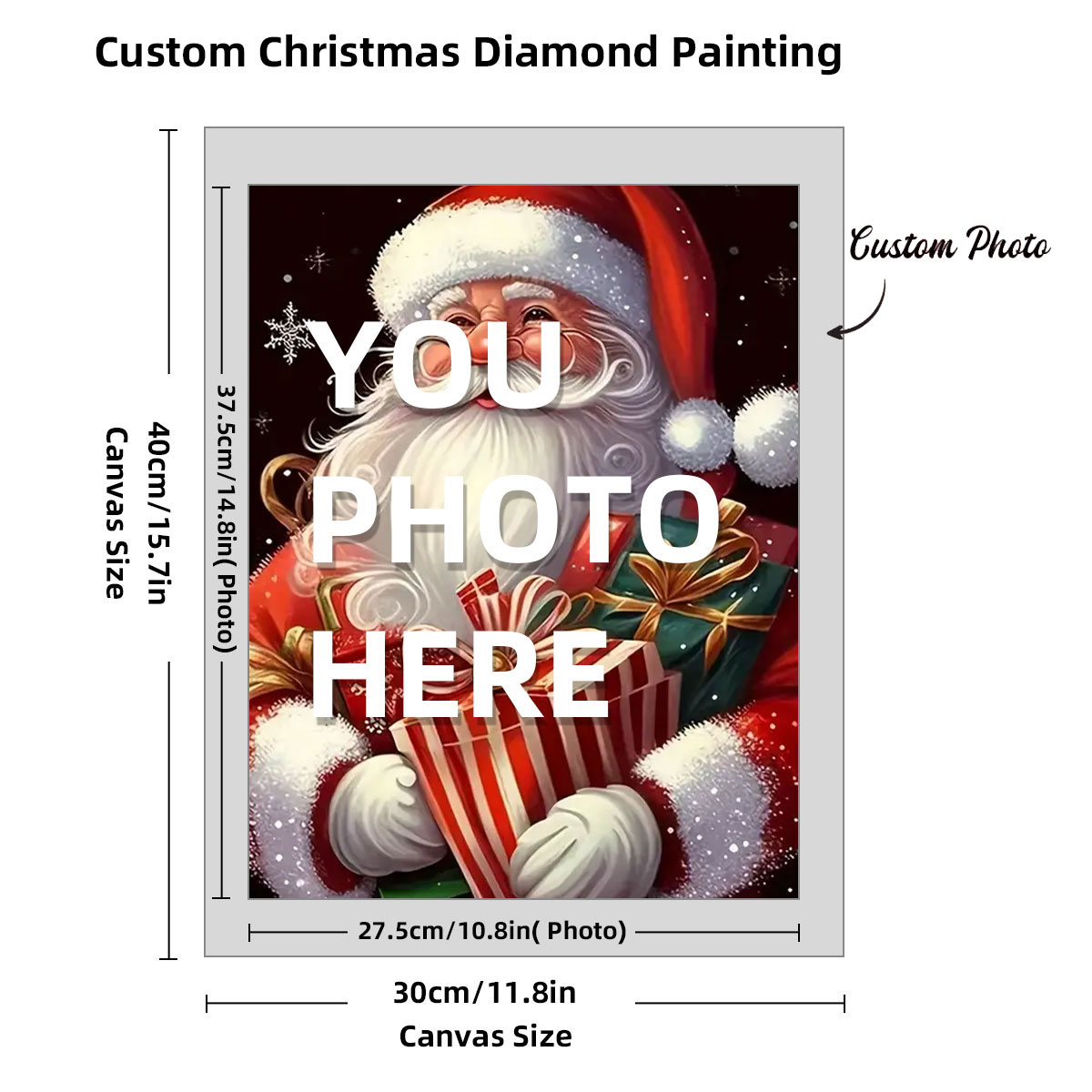 Custom Photo Adult Diamond Pai - 5D Diamond Painting Kit Full Drill recension och pris