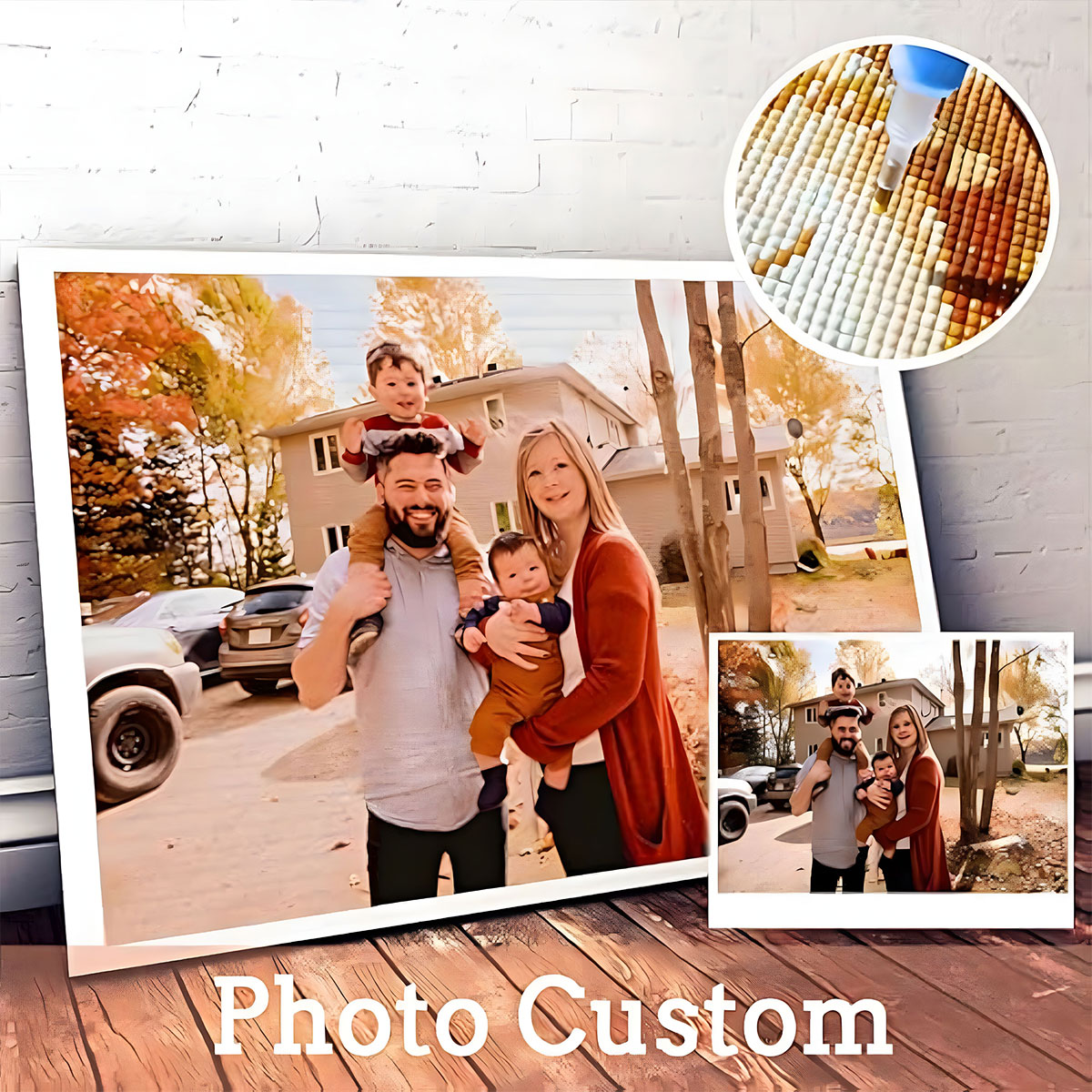 Custom Photo Adult Diamond Pai - 5D Diamond Painting Kit Full Drill recension och pris