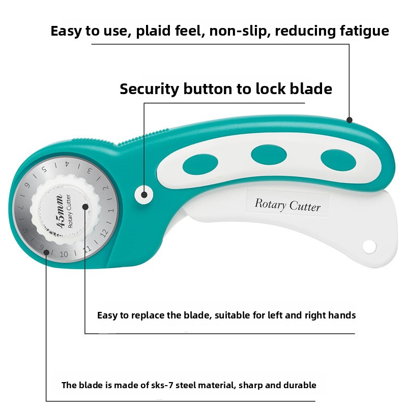 Rotary Cutter 45mm Fabric Cutt - Rotary Cutter For Fabric 45Mm recension och pris