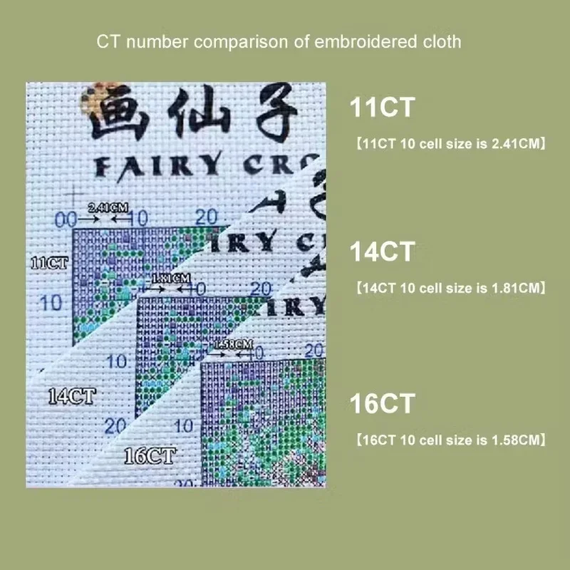 【CC2656- Swing Dwarf】DIY Stamp - Cross Stitch Stamped Kits Beginners recension och pris