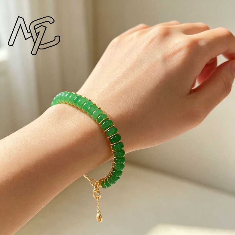 Natural Dry Blue Jade Abacus B - Beading recension och pris
