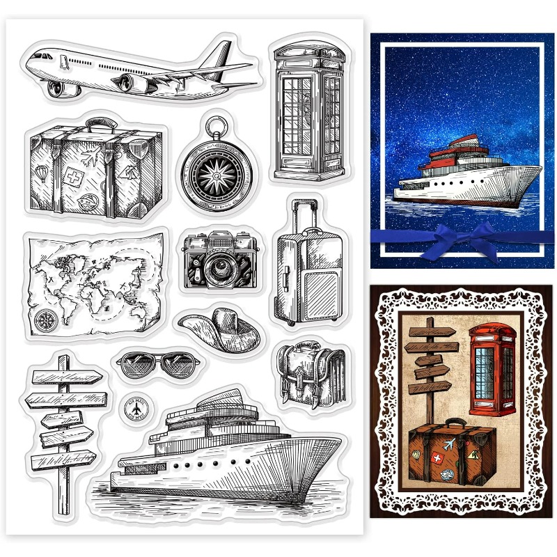 Travel Silicone Clear Stamp Ai - Clear Silicone Stamps For Card Making recension och pris