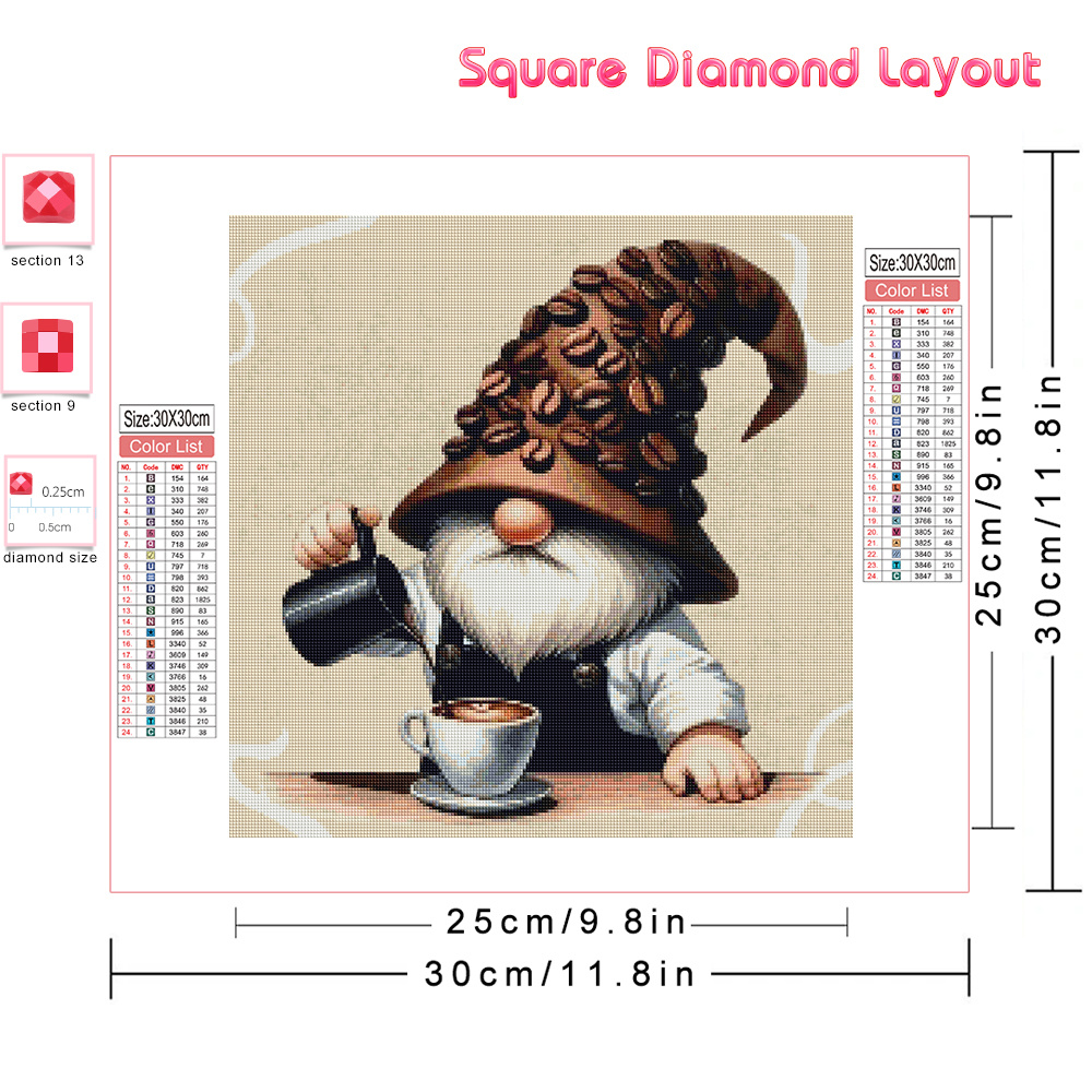 Huacan 5D DIY Diamond Painting - 5D Diamond Painting Kit Full Drill recension och pris